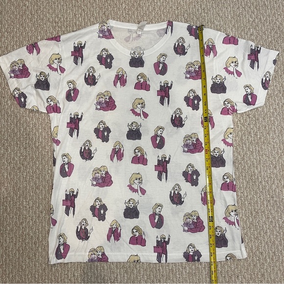 Clashist T-Shirt Top Joan Rivers Middle Finger XL - Picture 7 of 7